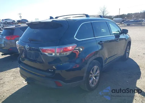 2014 Toyota Highlander Xle V6 из США, поврежденный, VIN 5TDKKRFH4ES017778